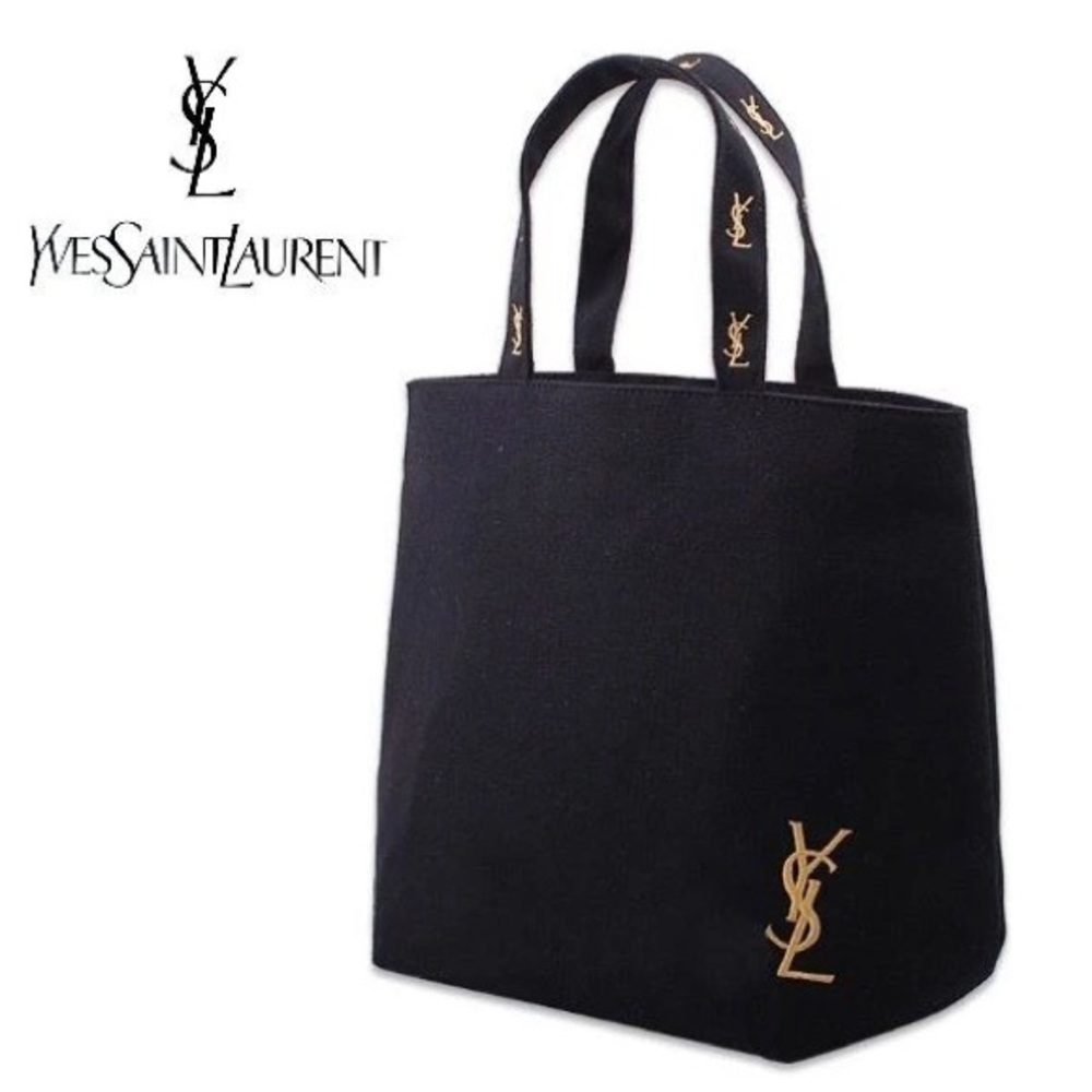 ❌❌SOLD❌❌✨NEW✨YSL Black Cloth Tote Bag